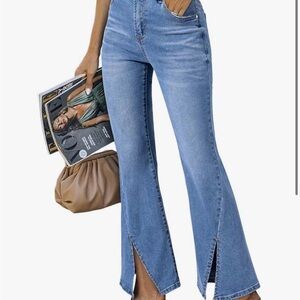 Stylish Blue Flared Jeans